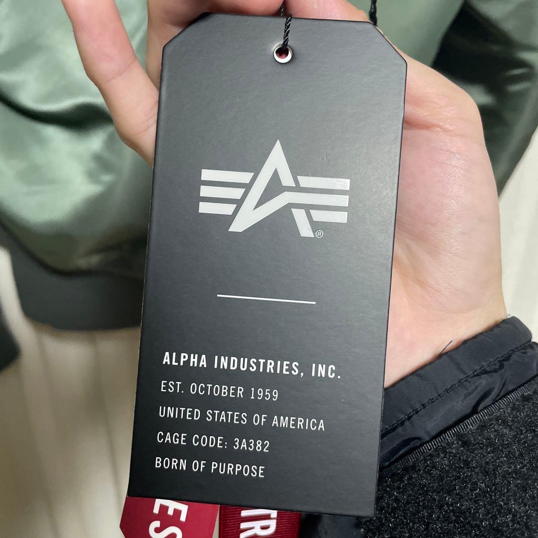 ALPHA MA-1 縦ステッチ スティーブマックイーンモデル ハンターモデル