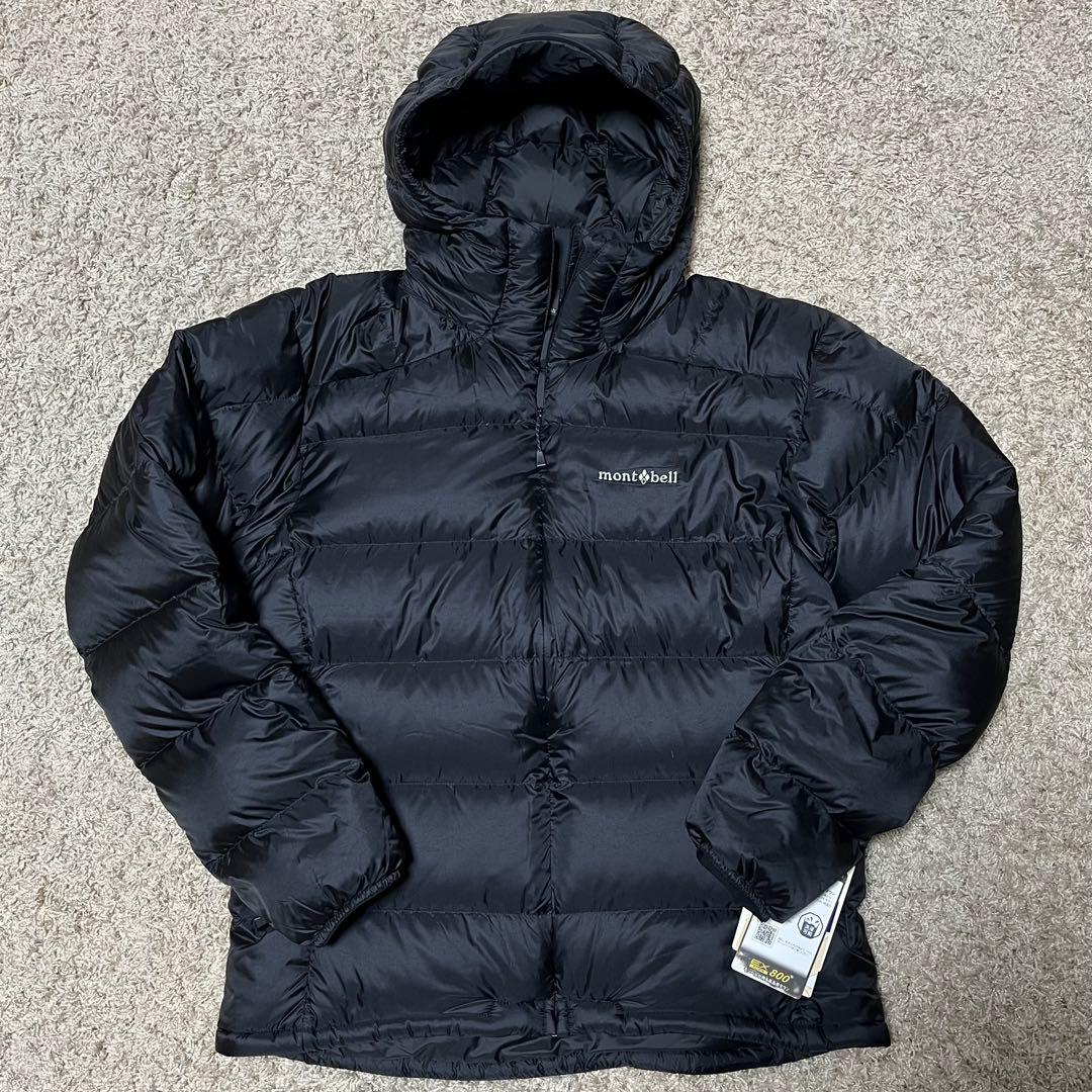 新品 モンベル ライトアルパインダウン パーカ Lサイズ ブラック 9269