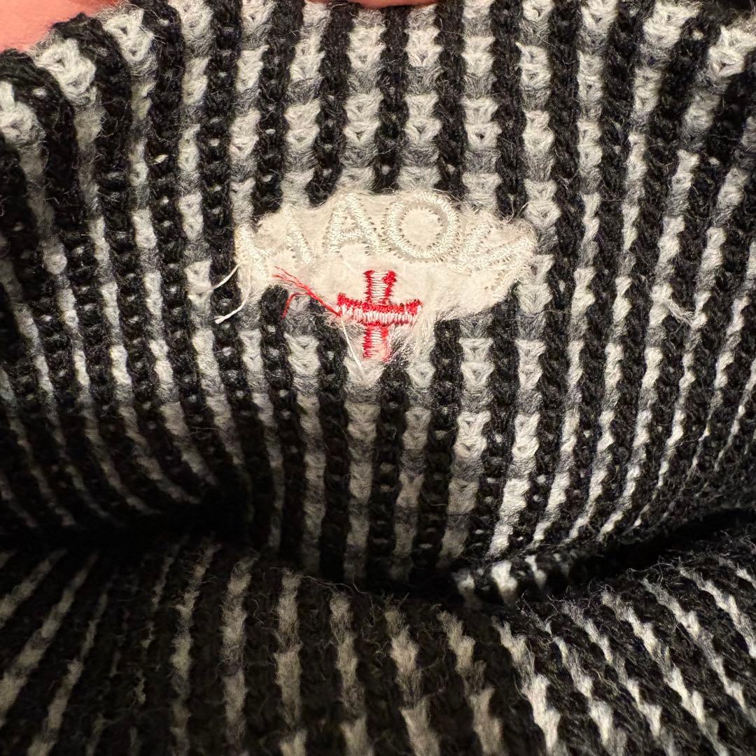 NOAH Tri-Color Beanie Black ノア ビーニー ニット帽 - メルカリ