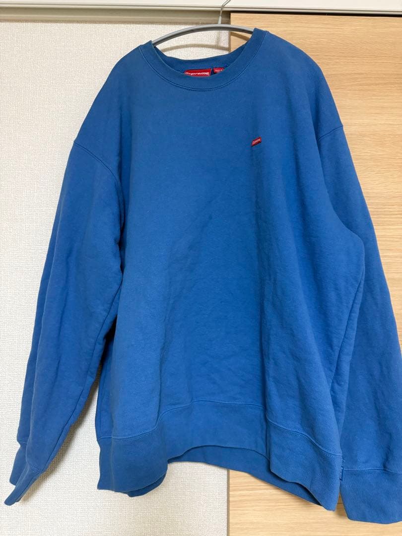 【❸Mama❸】Supreme 青 スウェット　トレーナー 中古・古着通販】Supreme (シュプリーム) ボックスロゴスウェット