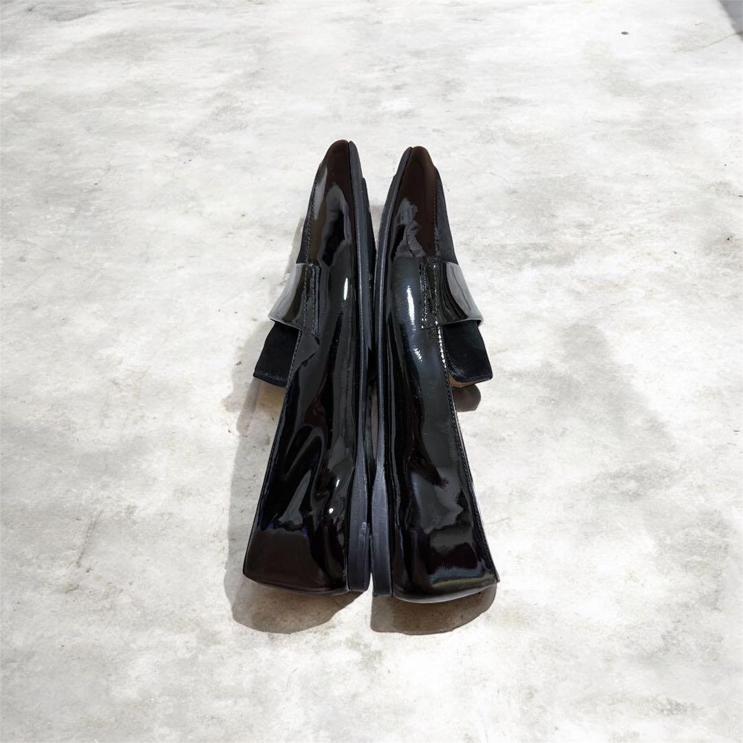 未使用⭐︎FABIO RUSCONI ローファ（ブラックコンビ）ハラコ 37