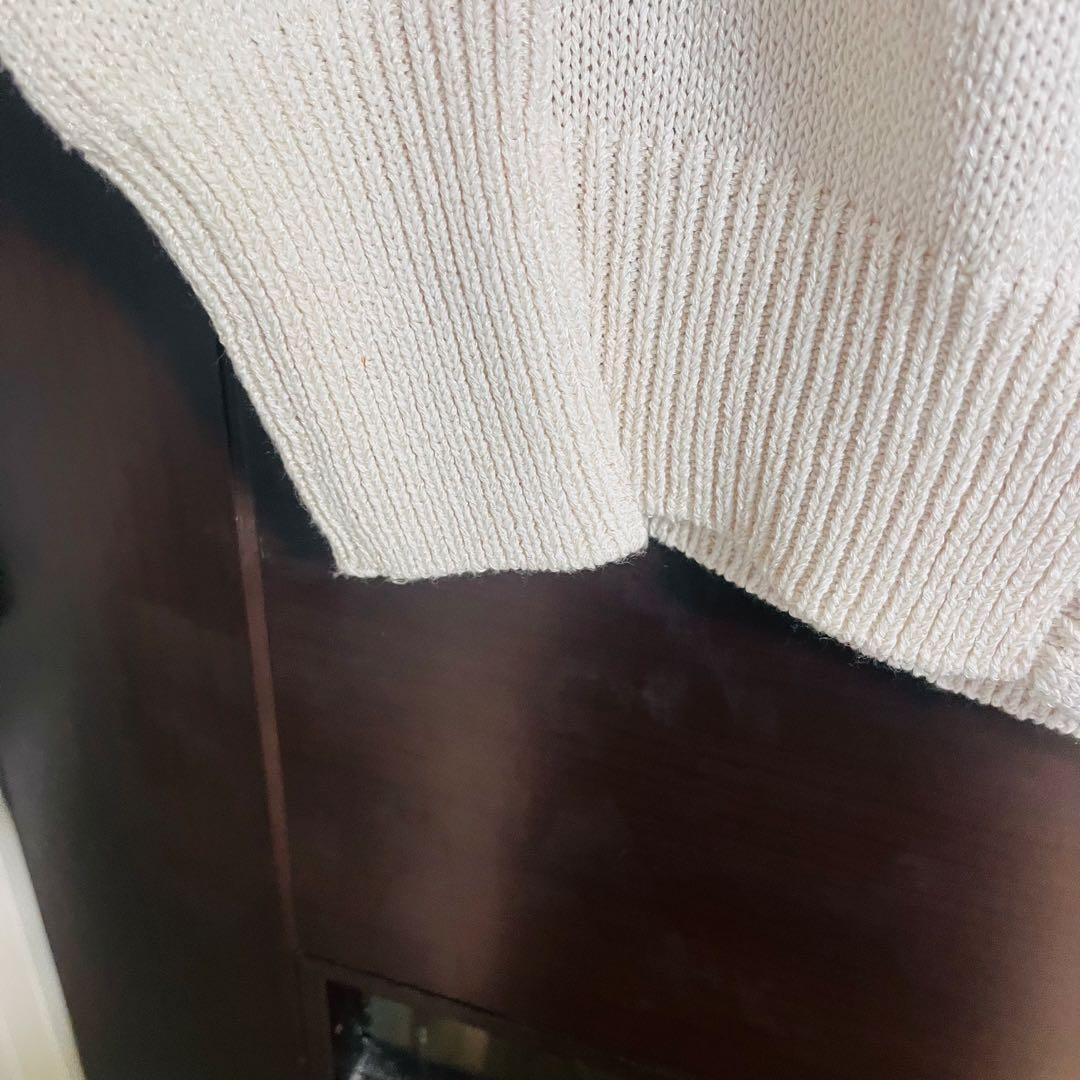 新品☆ANAYI ブライトリリヤーンクルーネック カーディガン/セオリー