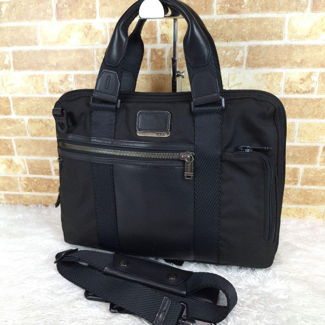 TUMI トゥミ　2WAY ブリーフケース　特殊ナイロン　レザー　A4 肩掛け TUMI（トゥミ） 最大51%☆3/8限定 正規品5年保証 ビジネスバッグ