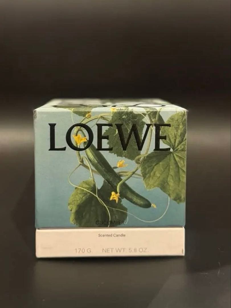 LOEWE キューカンバー キャンドル スモール Small Cucumber candle Green - LOEWE USA Official Website