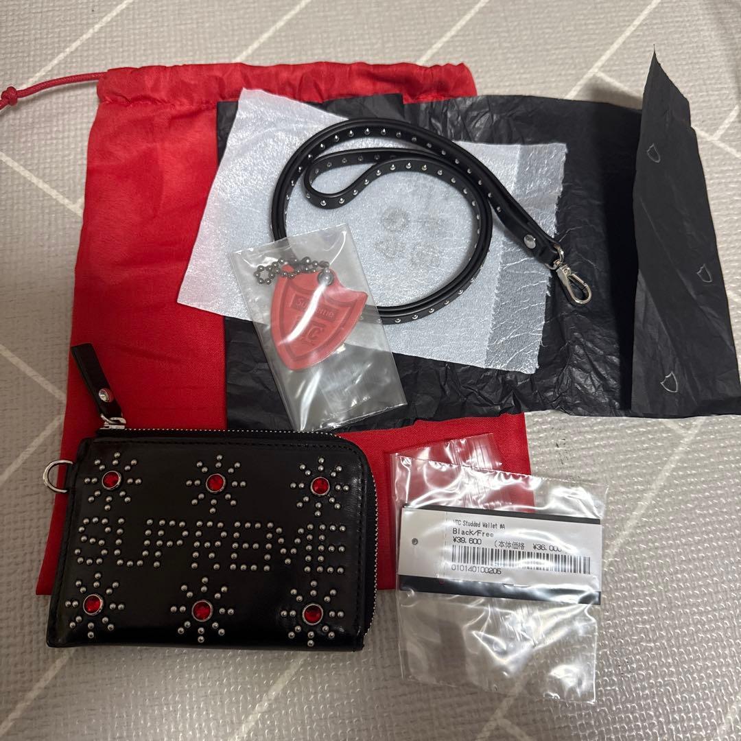 htc SUPREMEスタッズ付きブラックケース 楽天市場】Supreme シュプリーム 23SS HTC スタッズ レザー ウォレット