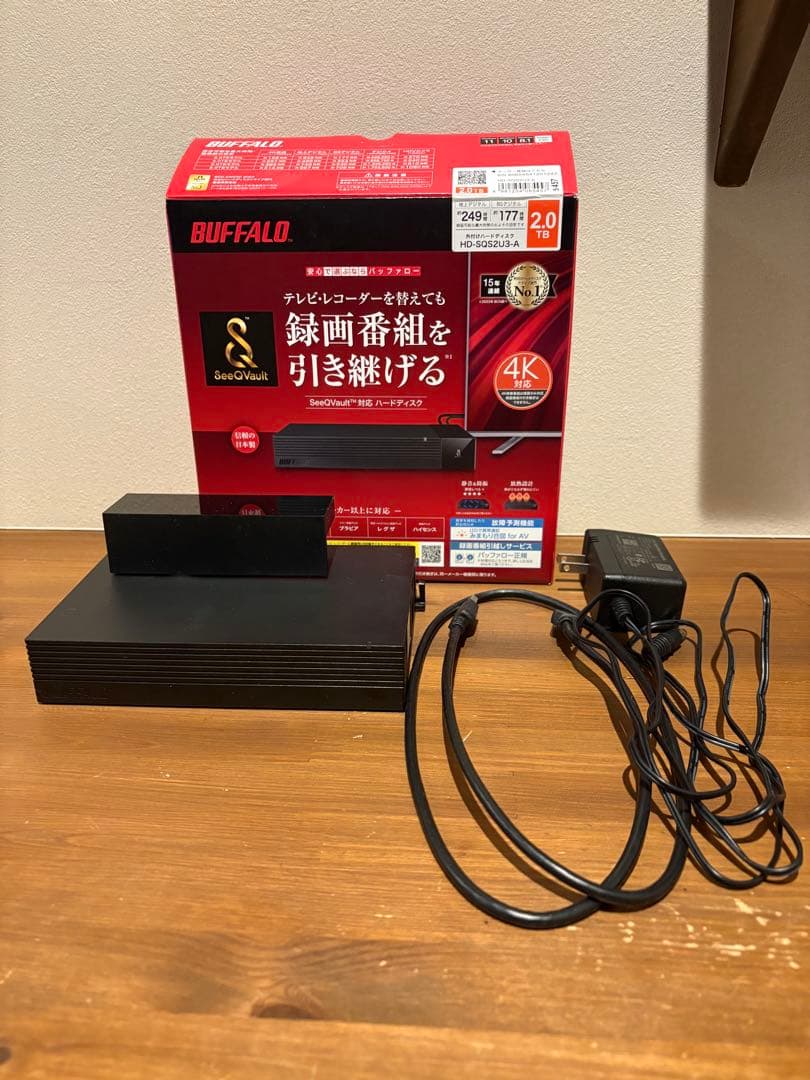 BUFFALO HD-SG3.0U3-A 2TB 外付けハードディスク BUFFALO（バッファロー） 外付けHDD 2TB USB3.1/USB3.0/USB2.0 PC＆TV