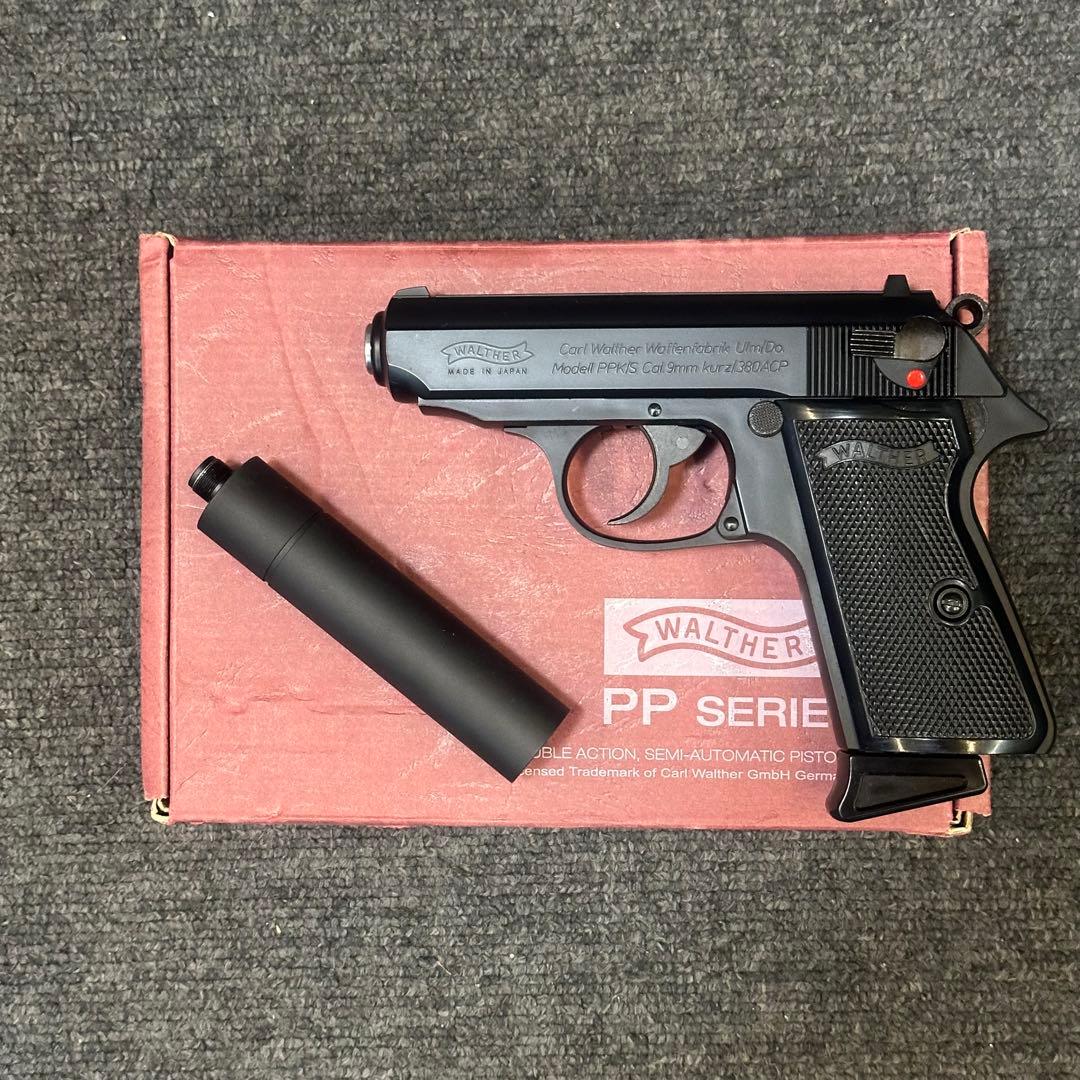 マルゼン Walther PPK/S ガスガン サプレッサー付き マルゼン ワルサーPPK・PPK/S ブローバック用サイレンサー＆可変ホップ