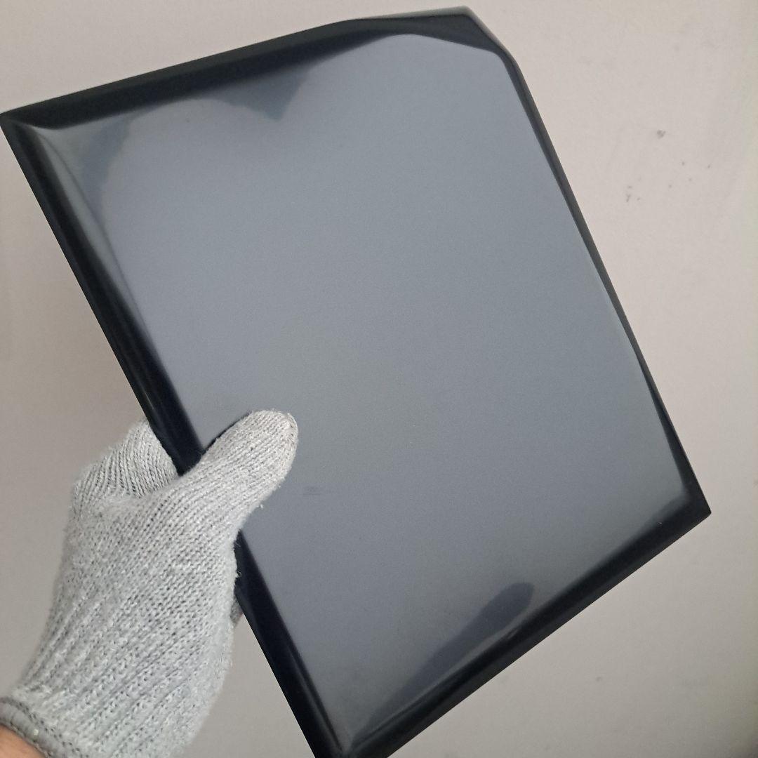輪島塗 折敷膳×5客】布着本堅地 鏡面仕上げ 青海波蒔絵 未使用品