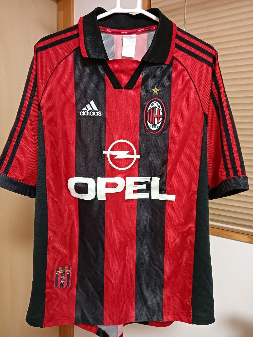 正規品　98-99 ミラン　ユニフォーム ac ミラン ユニフォーム 98/99 サード ヴィンテージバージョン 半袖