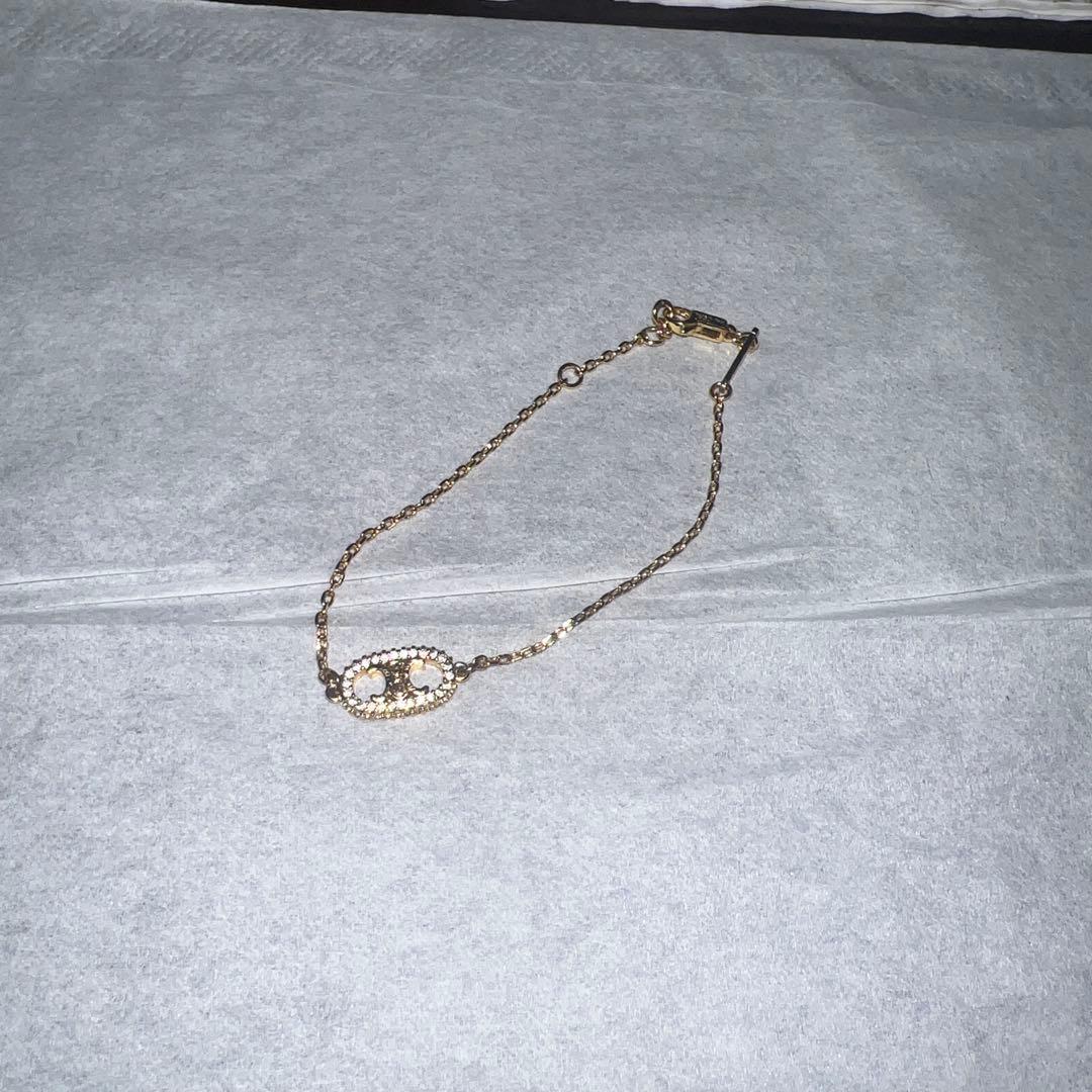 セリーヌ ブレスレット もこの部屋 ギフトにも♡】セリーヌ トリオンフ ブレスレット (CELINE