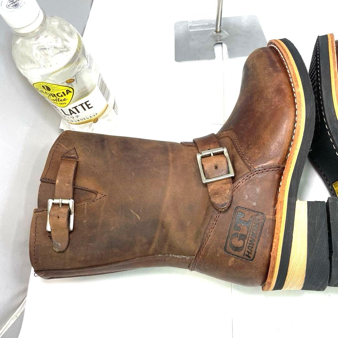 GT HAWKINS エンジニアブーツ／ホーキンス タン ベージュ ヌバック