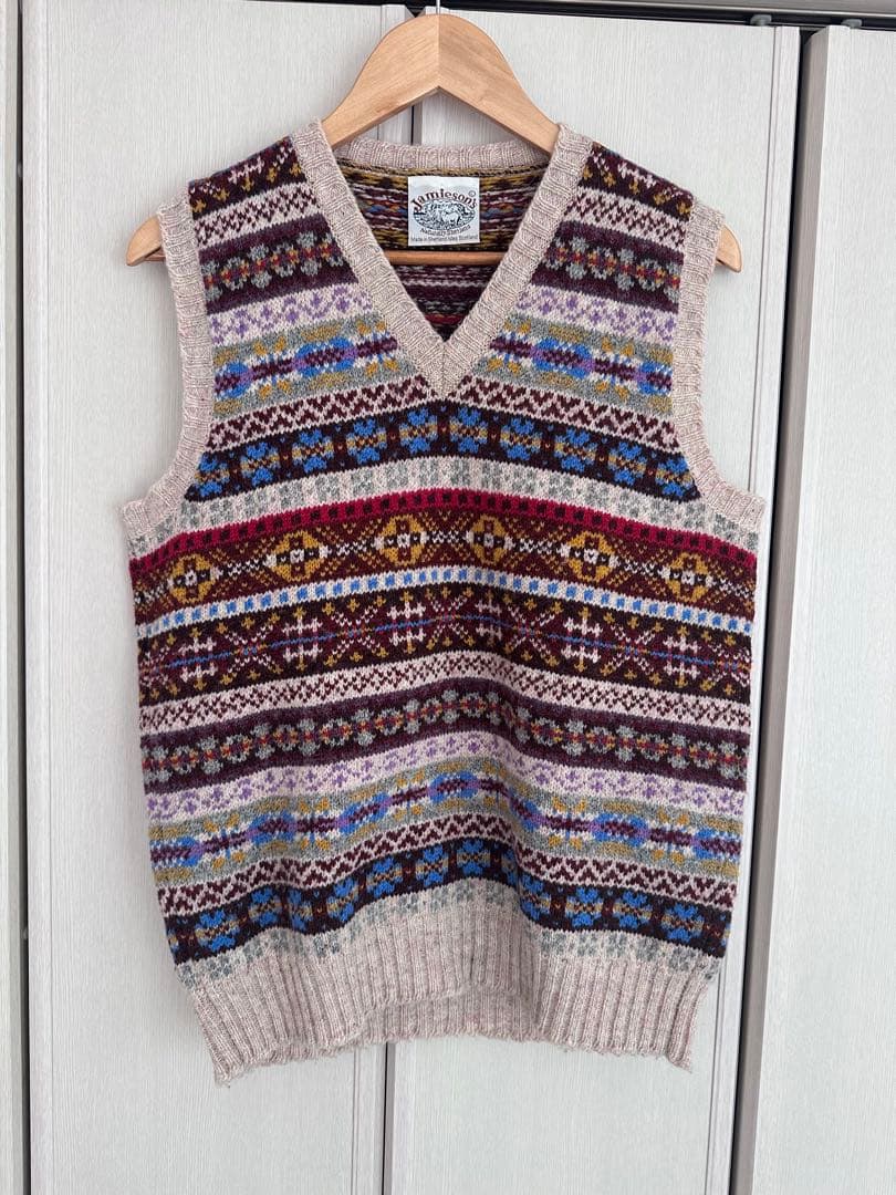 Jamieson's ノルディック柄 Vネックベスト 楽天市場】【10％OFFクーポン対象】JAMIESONS (ジャミーソンズ