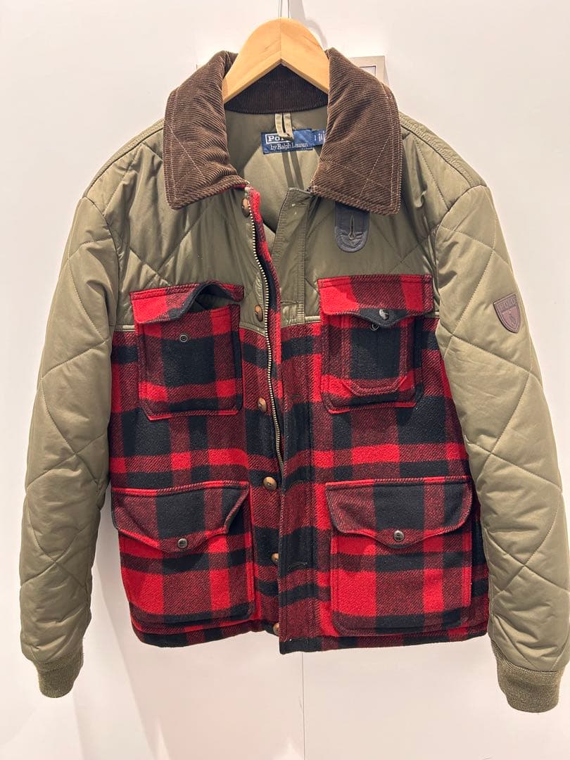 プ*。様 ラルフローレン チェック柄キルティングジャケット Ralph Lauren チェック柄キルティングジャケット 80cm - メルカリ