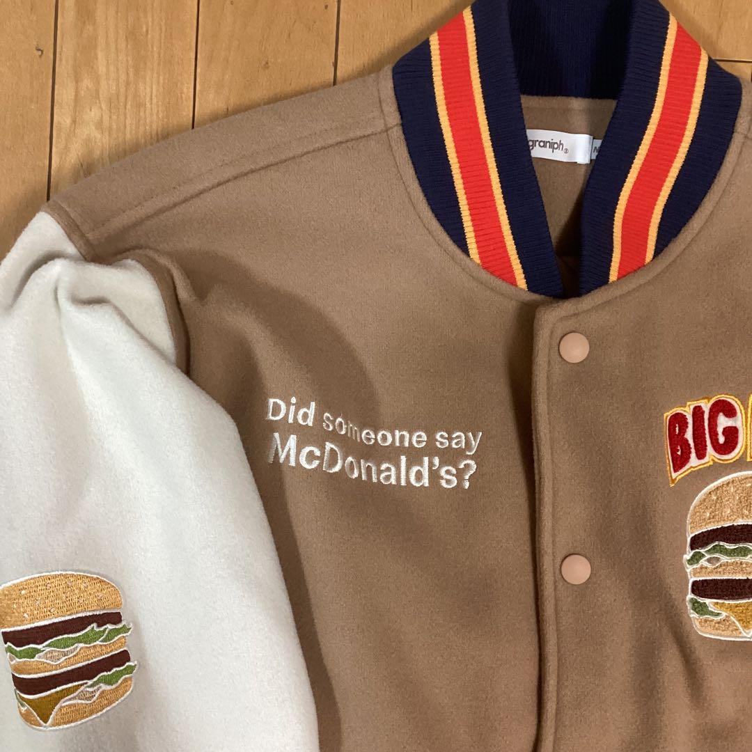 美品 グラニフ マクドナルド ビッグマック スカジャン スタジャン M