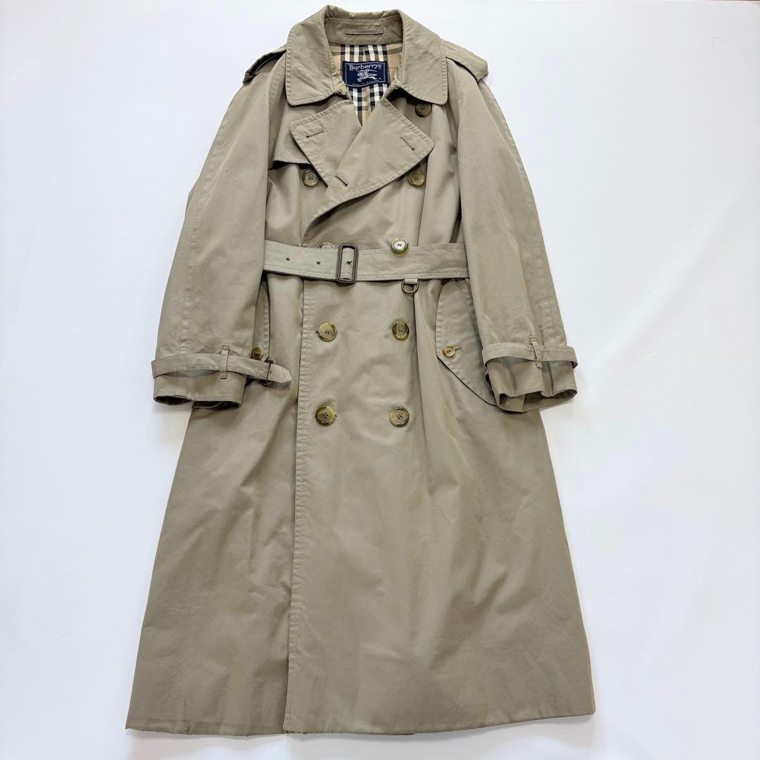Burberry ヴィンテージ トレンチコート メンズ ダブル ノバチェック