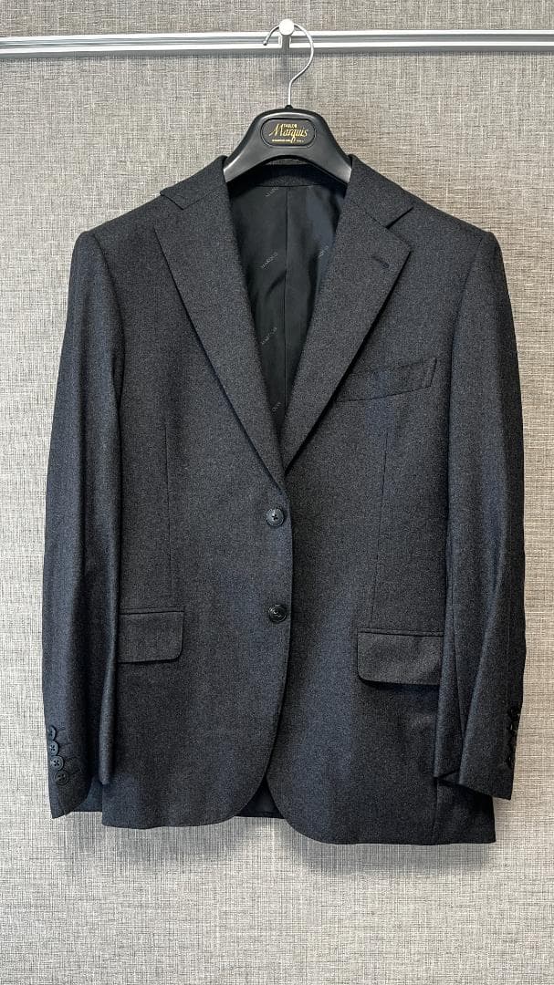 ロロピアーナ ロロピアーナ”ZELANDER”織りチェックストレッチスーツ【Made in Japan