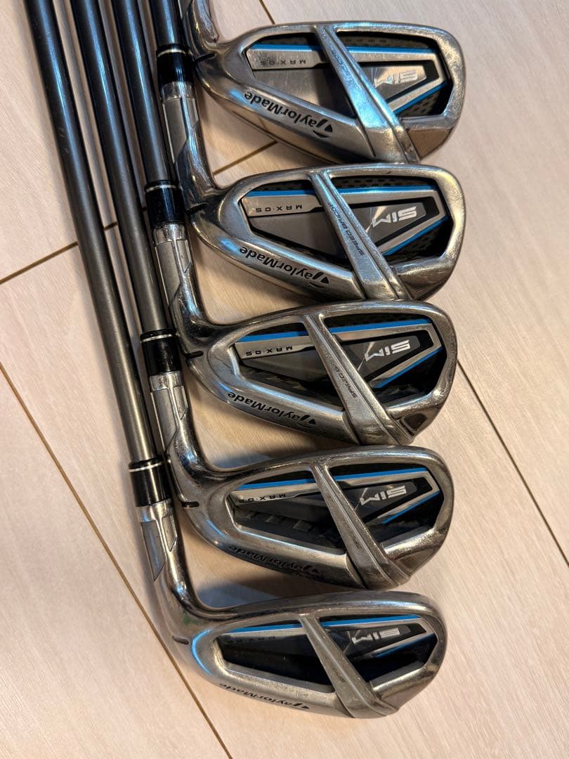 テイラーメイド　SIM MAX OS 5本組(6I～9I/PW) 楽天市場】テーラーメイド SIM MAX OS アイアンセット 5本組 6-PW (KBS