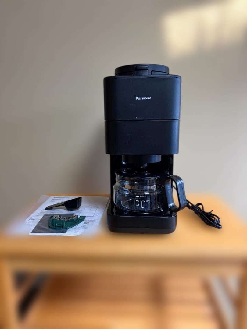 パナソニック コーヒーメーカー 全自動 ミル付き　NC-A58-K dショッピング |Panasonic 【5年保証付】パナソニック 全自動コーヒー