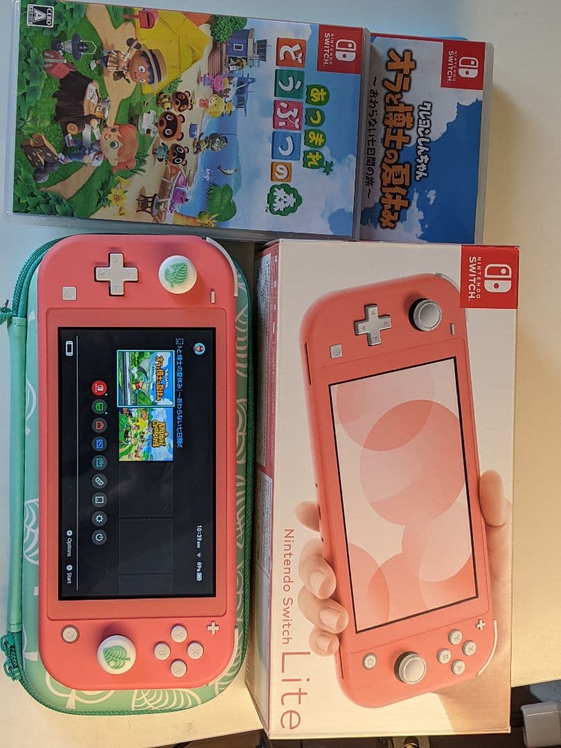s*1様 Nintendo Switch Lite ピンク 本体 ゲームソフト付 Nintendo Switch 『新品』Nintendo Lite [コーラル] 任天堂 スイッチ