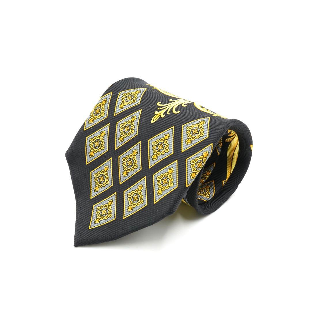 ✨極美品✨ VERSACE ヴェルサーチ ネクタイ バロック柄 メデューサ