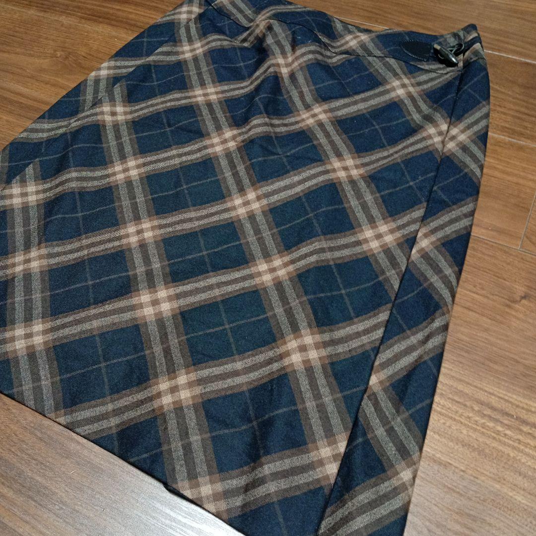 バーバリーロンドン 大きめサイズ44 ノバチェック スカート - メルカリ