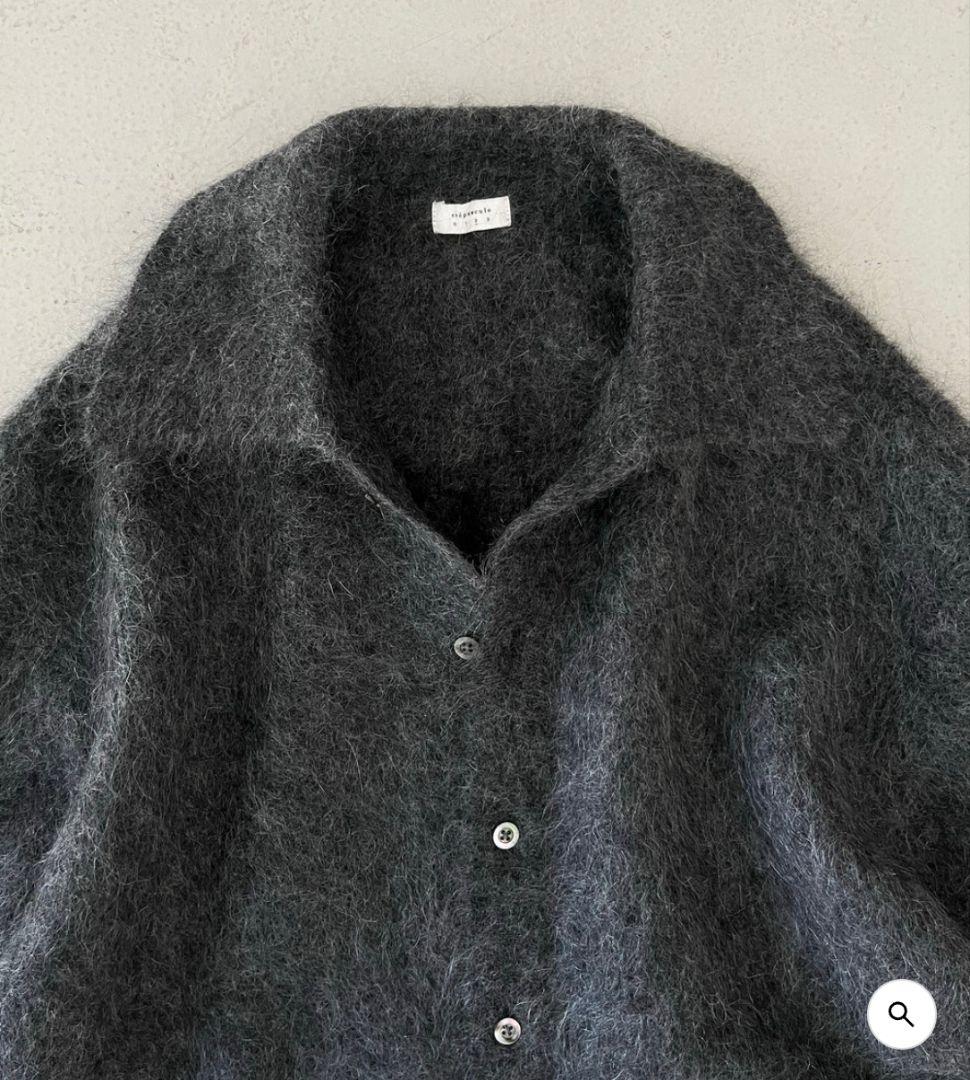 crepuscule Mohair polo cardigan C.GRAY