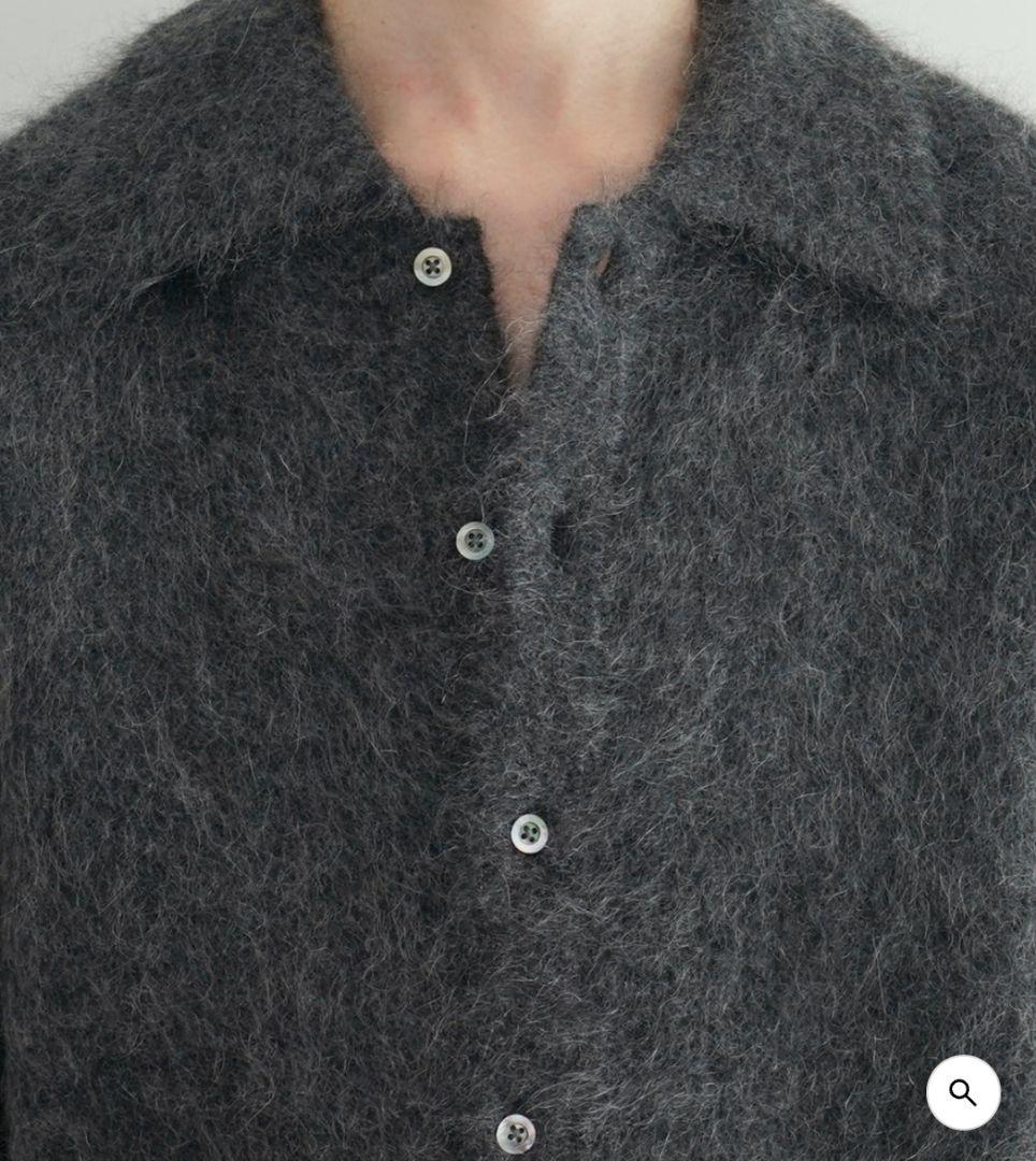 crepuscule Mohair polo cardigan C.GRAY