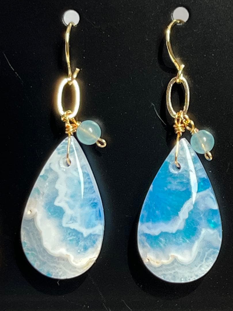 Kaya様専用 14kgf スカイアゲート オーロラダブレット ピアス - メルカリ