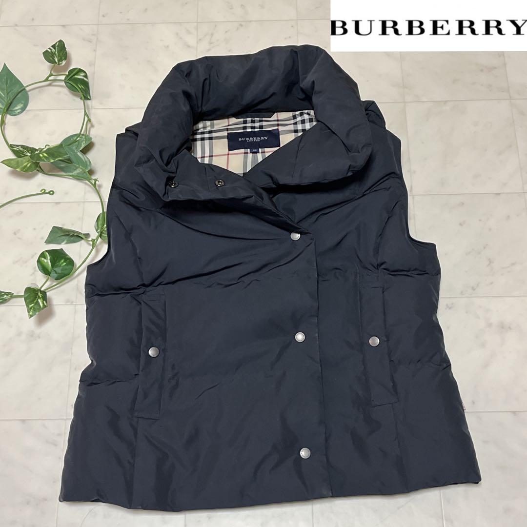 ⭐️BURBERRY LONDON⭐️フード付きダウンベスト ブラックノバチェック 2026年最新】バーバリー ダウンベストの人気アイテム - メルカリ
