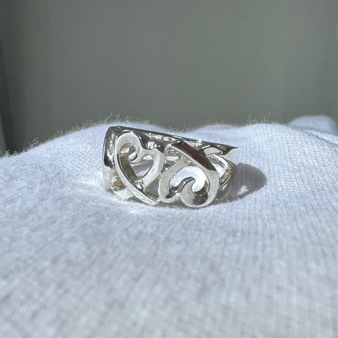 美品】ティファニー✨リング✨トリプル ラビングハート ✨パロマピカソ
