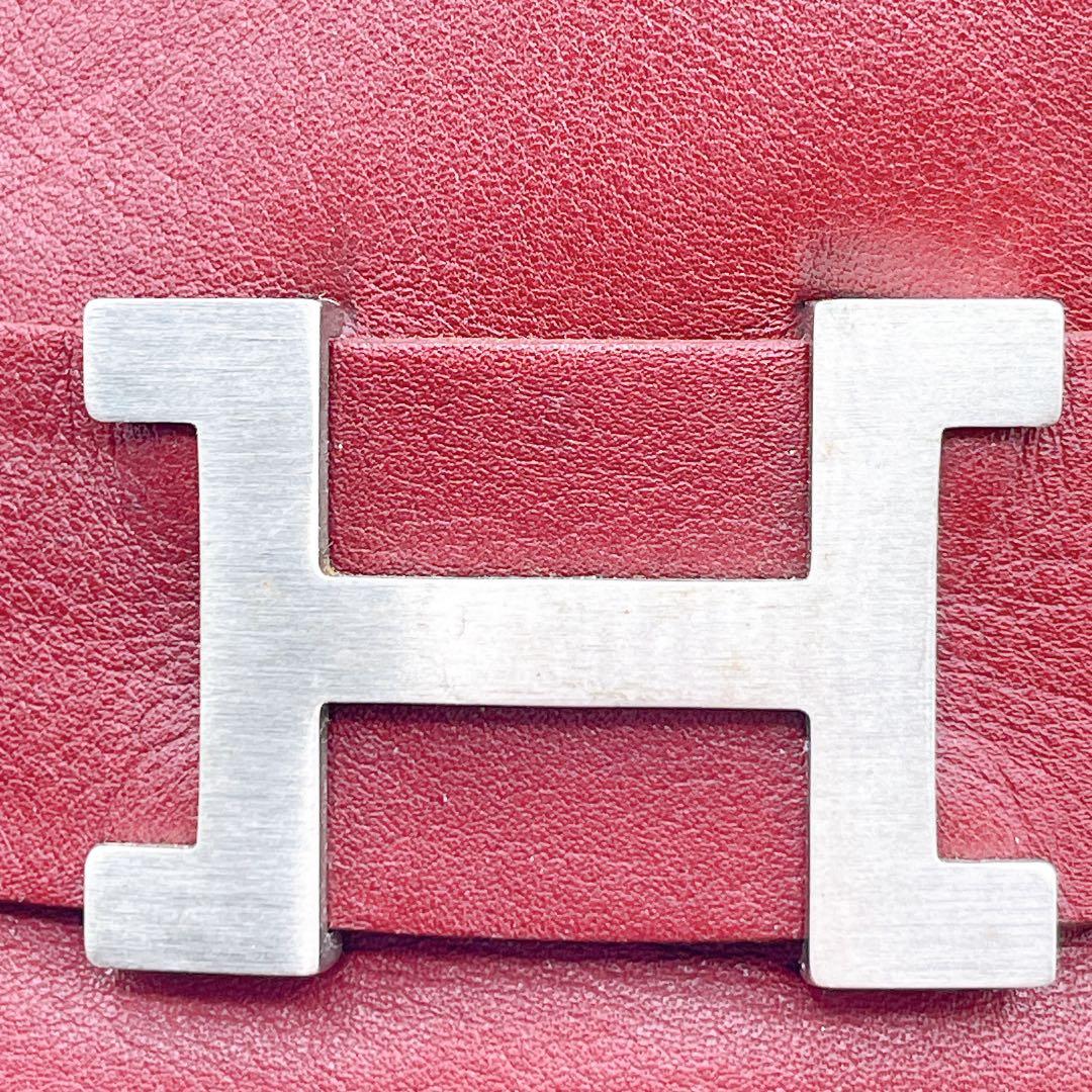 エルメス コンスタンス ローファー ルージュ 36 23cm - メルカリ