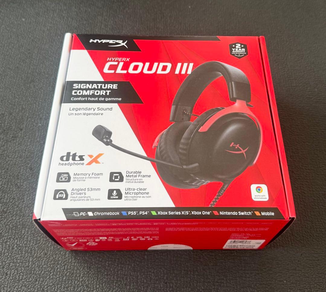【新品未開封】,HyperX. Cloud III  ゲーミング ヘッドセット Cloud III – ゲーミングヘッドセット