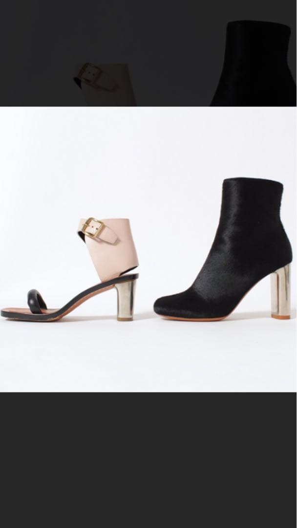 CELINE bambam メタルヒールショートブーツ 36 - メルカリ