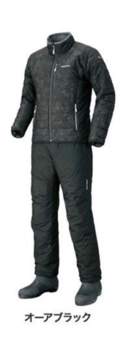 シマノ MD-055Q インシュレーション スーツ オーアブラック XL 美品 シマノ MD-055Q インシュレーション スーツ オーアブラック XL 美品