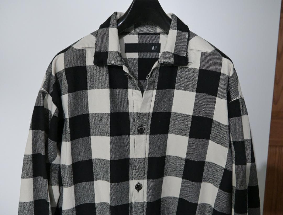 A.F ARTEFACT GRUNGE SHIRT-COAT - メルカリ