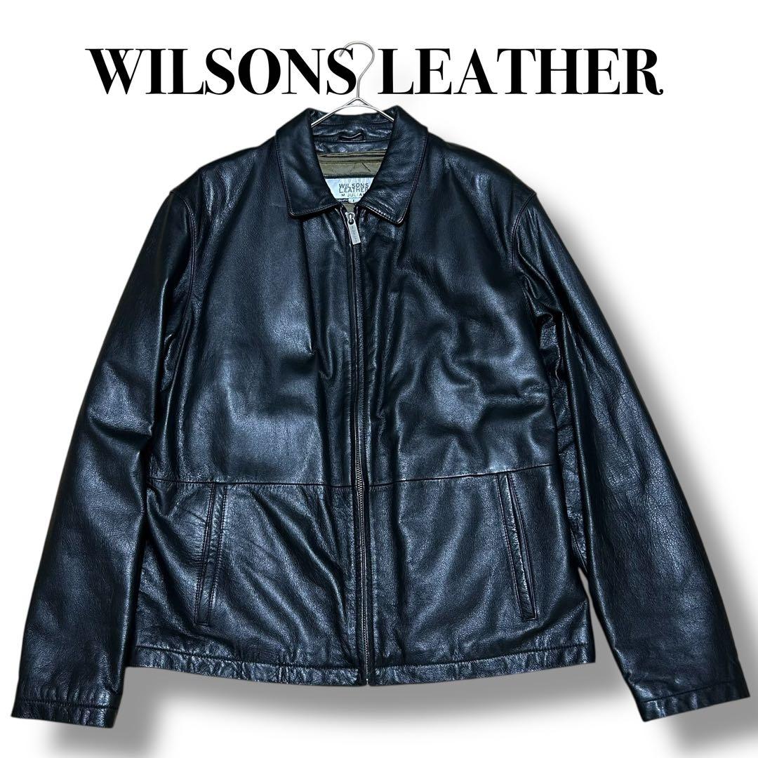 WILSONS LEATHER 本革 カーコート シボ革 海外Lサイズ WILSONS Leather Car Coat | VOSTOK
