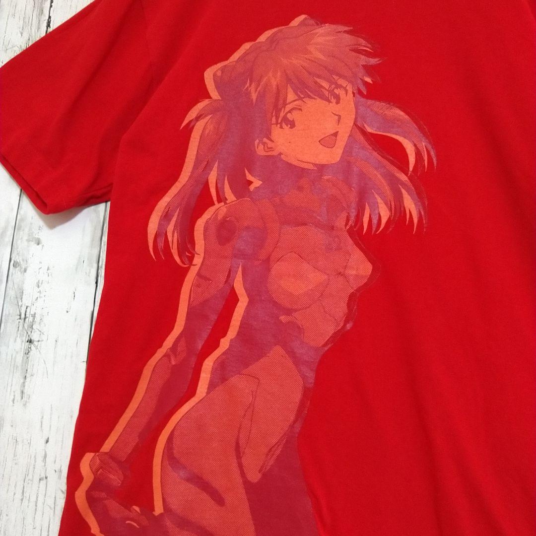 美品 00S COSPA エヴァンゲリオン アスカ Tシャツ 庵野秀明 赤 L