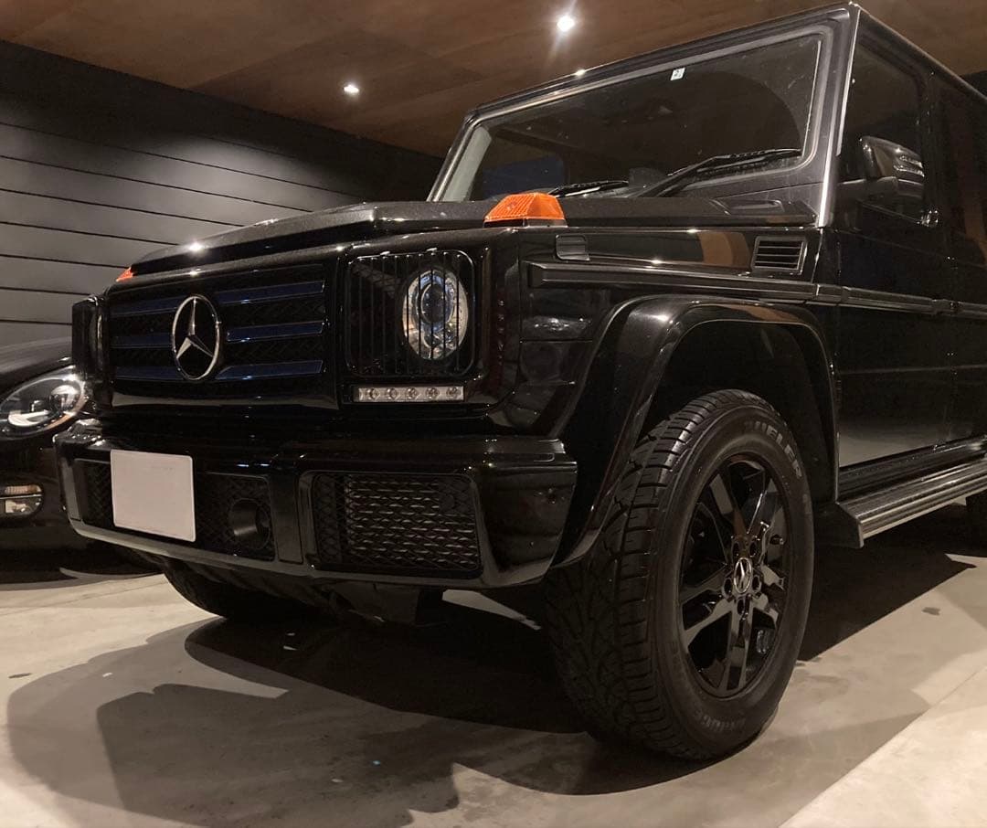 ベンツGクラス W463 2016年式フロントバンパー　オブシディアンブラック 楽天市場】ベンツ w463 g350d 2016 2017 2018年 G350D