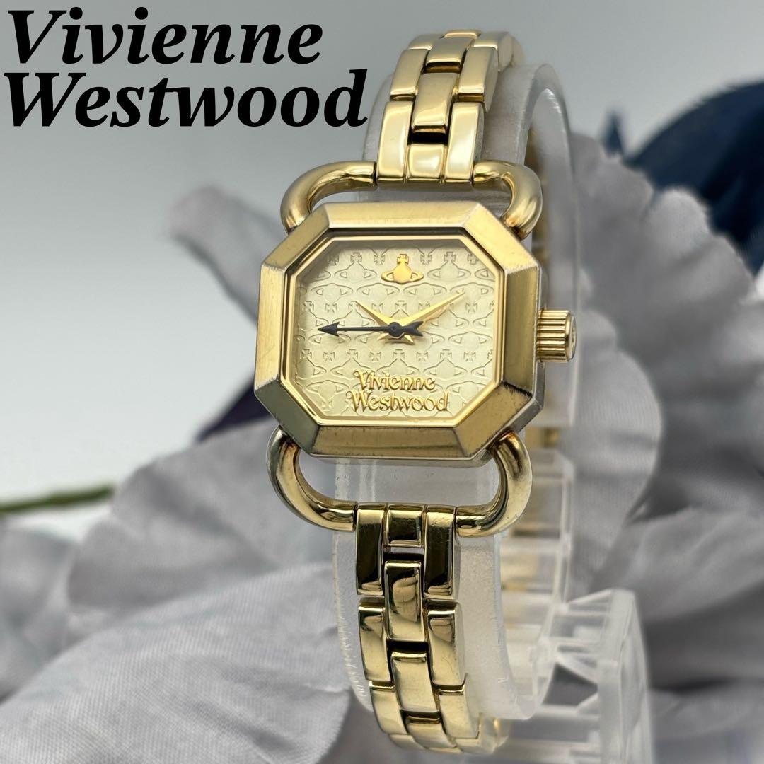 希少✨Vivienne Westwood ゴールド 時計 レディース オクタゴン 楽天市場】ヴィヴィアンウエストウッド 時計（文字盤形状八角形