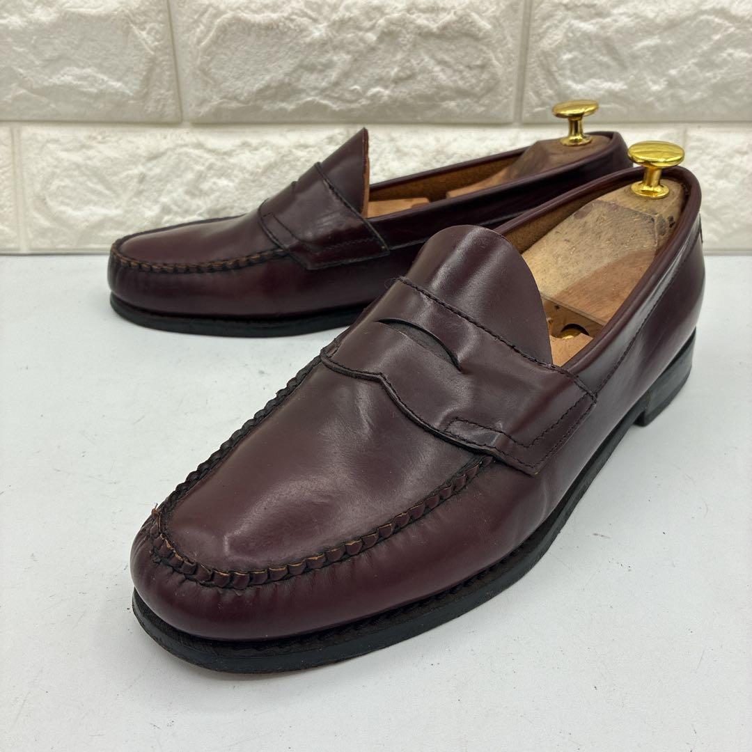 【良品】G.H.BASS ジーエイチバス ローガン ローファー 9 レザー