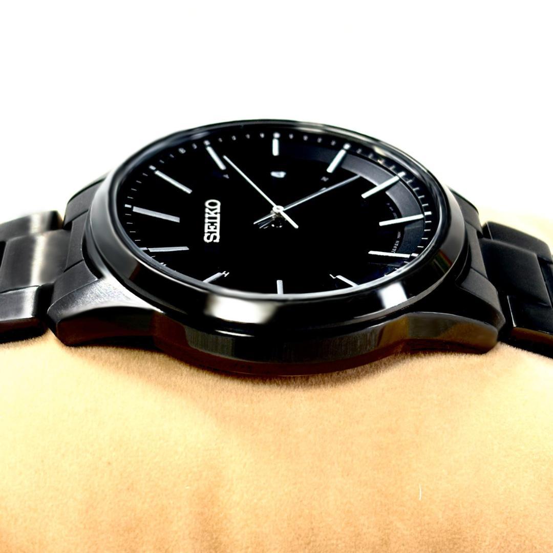 SEIKO ソーラー電波 SBTM235 7B24-0BJ0ブラック 美品 - メルカリ