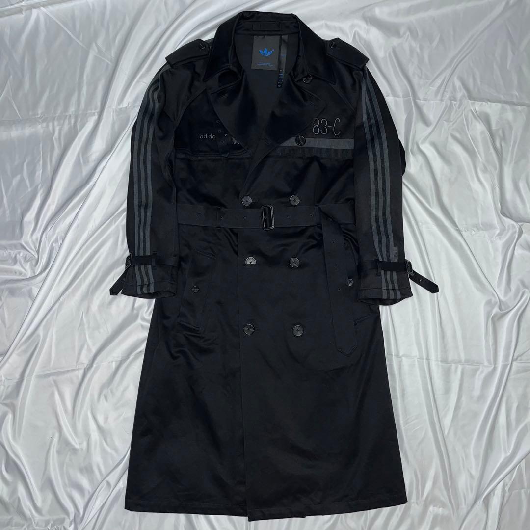 adidas blue version 83-C trench coat - メルカリ
