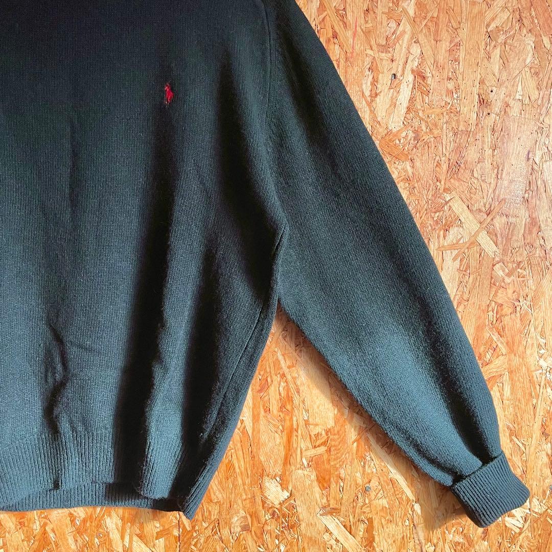未使用タグ付き 90s Ralph Lauren タートルネックニット ウール