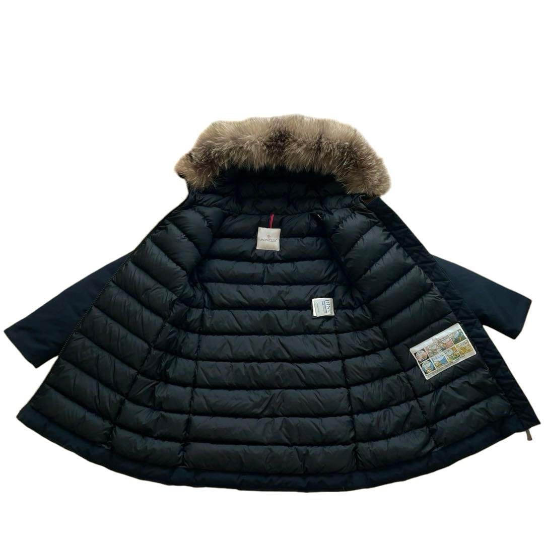 極美品】MONCLER BLAVET フォックスファーダウン ネイビー 00 - メルカリ