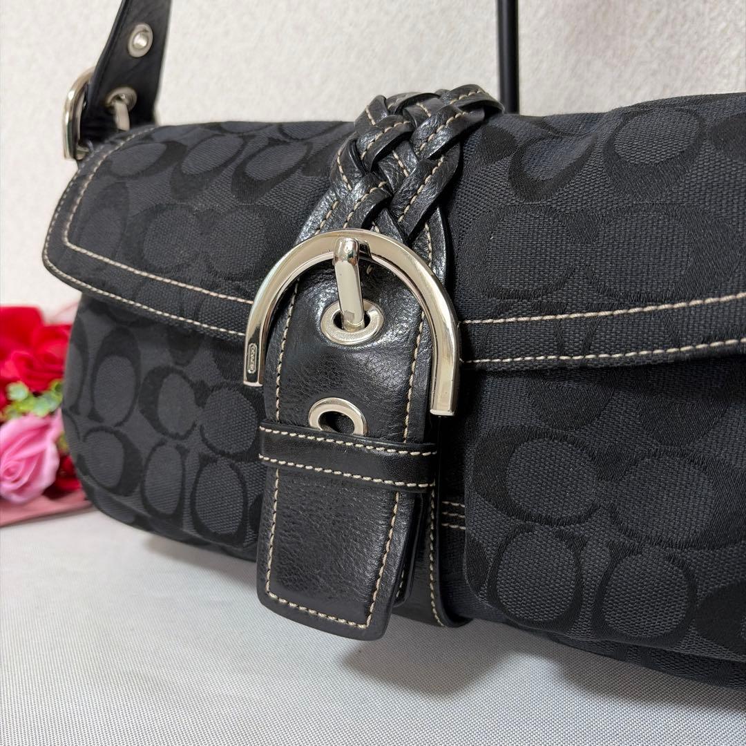 極美品 COACH コーチ 6314 ソーホー SOHO シグネチャー バッグ - メルカリ