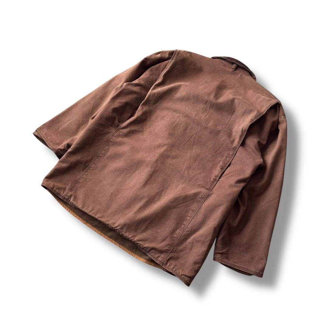 ［襟レザー］90s J.CREW“カバーオール“ライナー付き ジャケット