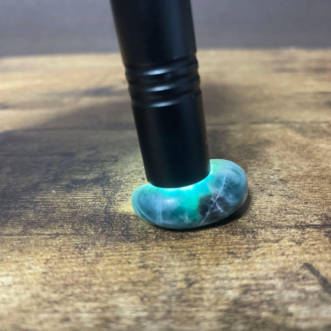 9g 茄子紺 勾玉 糸魚川 翡翠 青