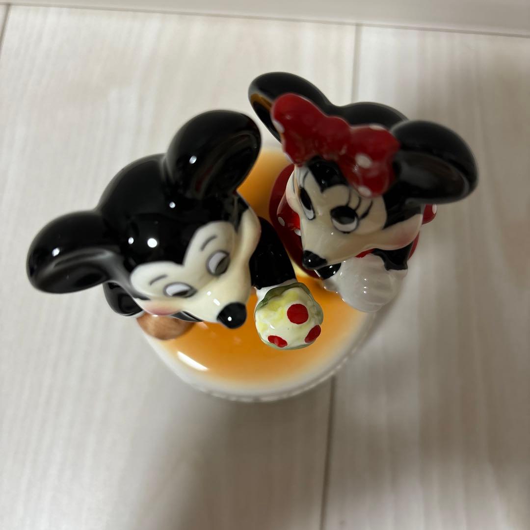 美品】ディズニーランド ミッキー＆ミニー オルゴール 陶器製 - メルカリ