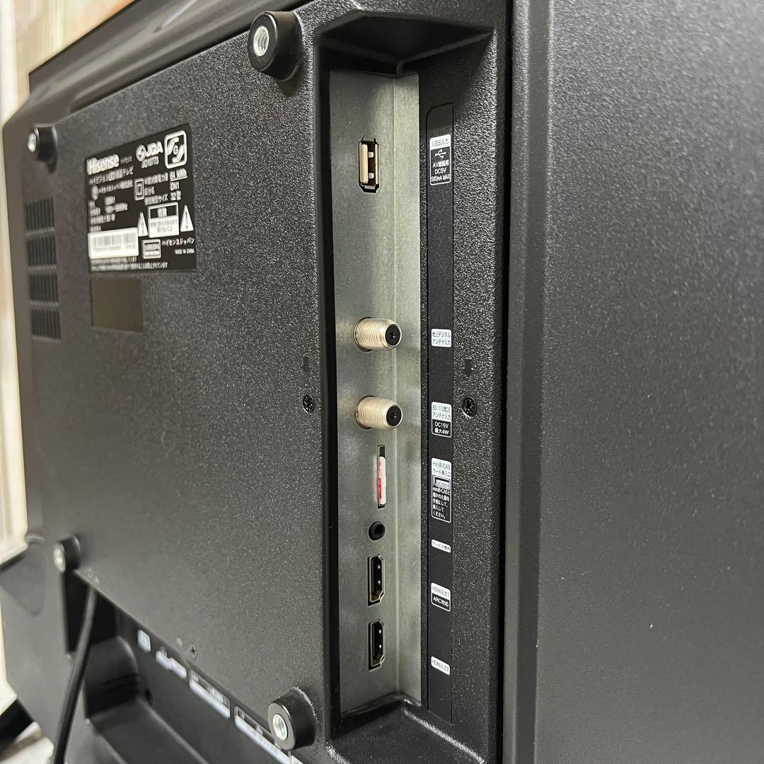 即日受渡❣️3年前購入全国送料込ハイセンス32型YouTube.U-NEXT