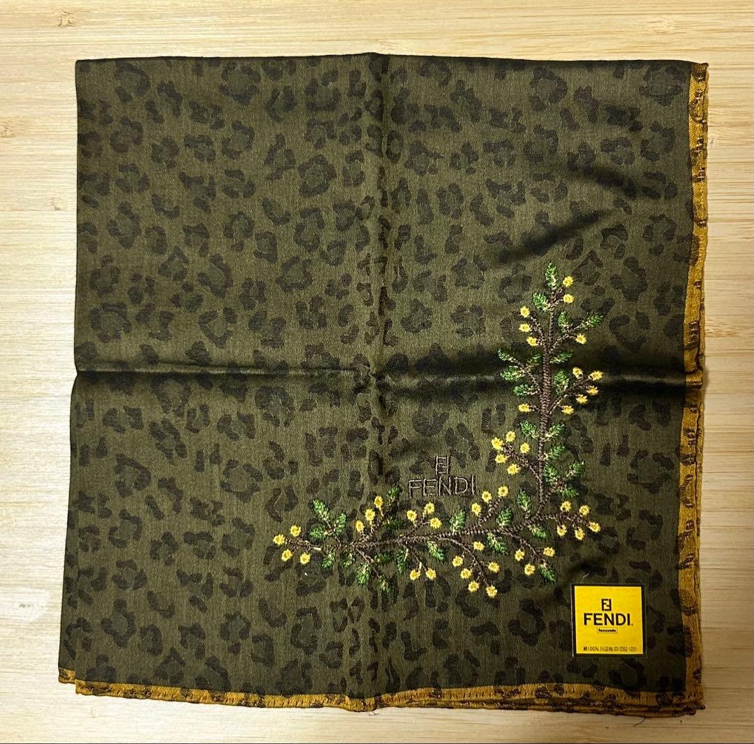 新品未使用※FENDI フェンディ 刺繍 花 豹柄 レオパード - メルカリ
